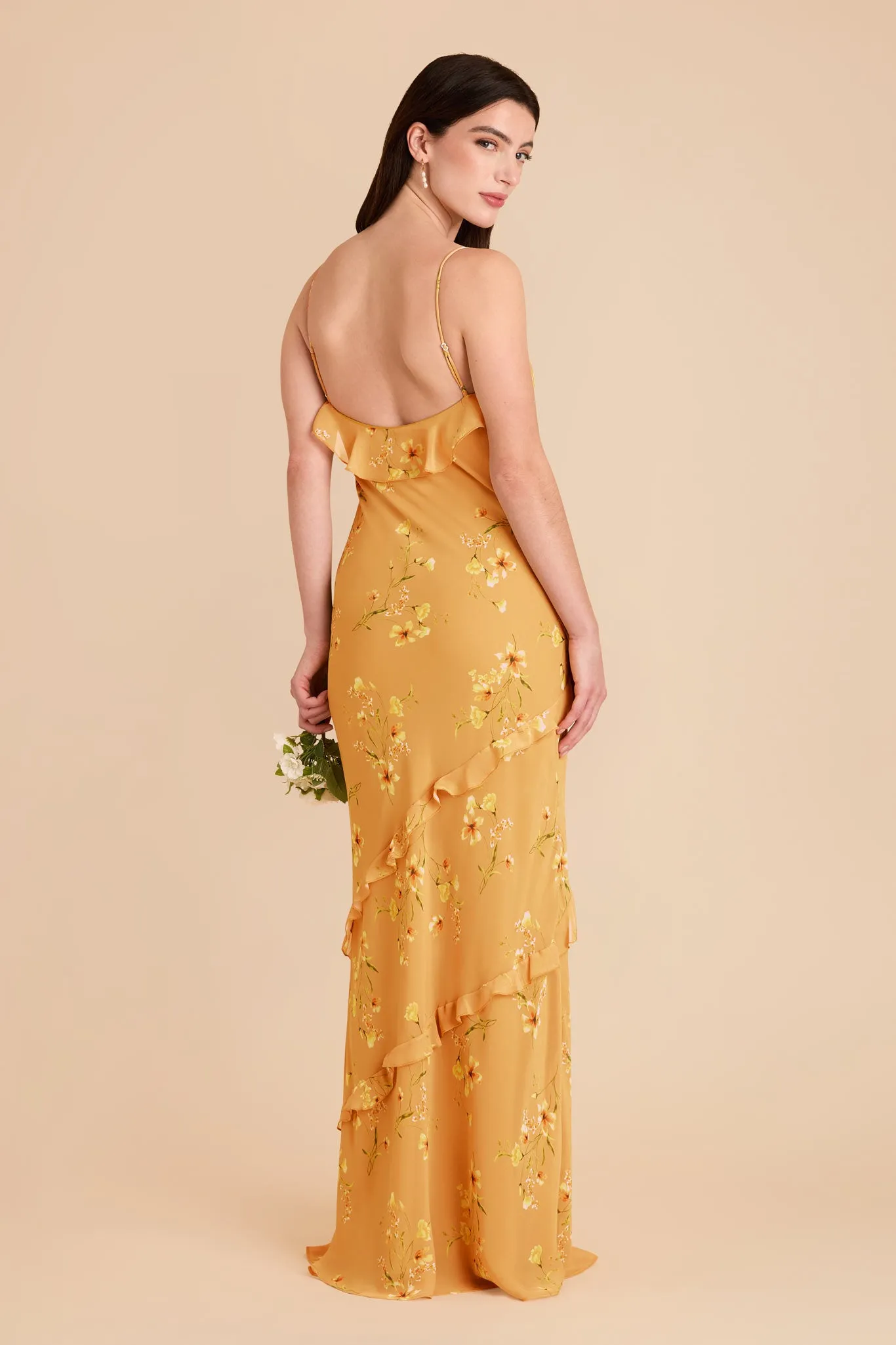 Valentina Chiffon Dress - Marigold Le Fleur sold by Birdy Grey product image thumbnail 3
