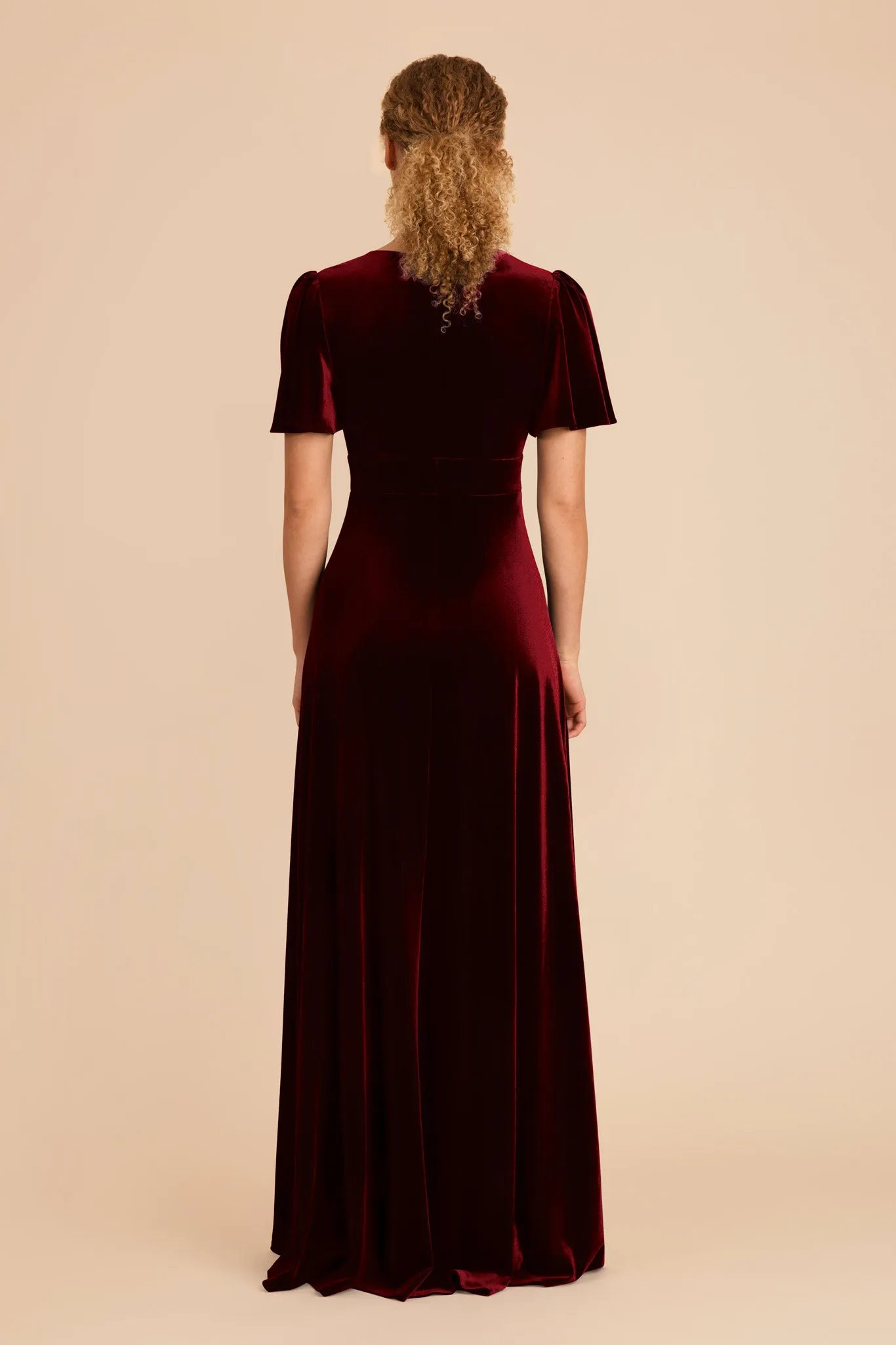Marni Velvet Dress - Cabernet sold by Birdy Grey product image thumbnail 5
