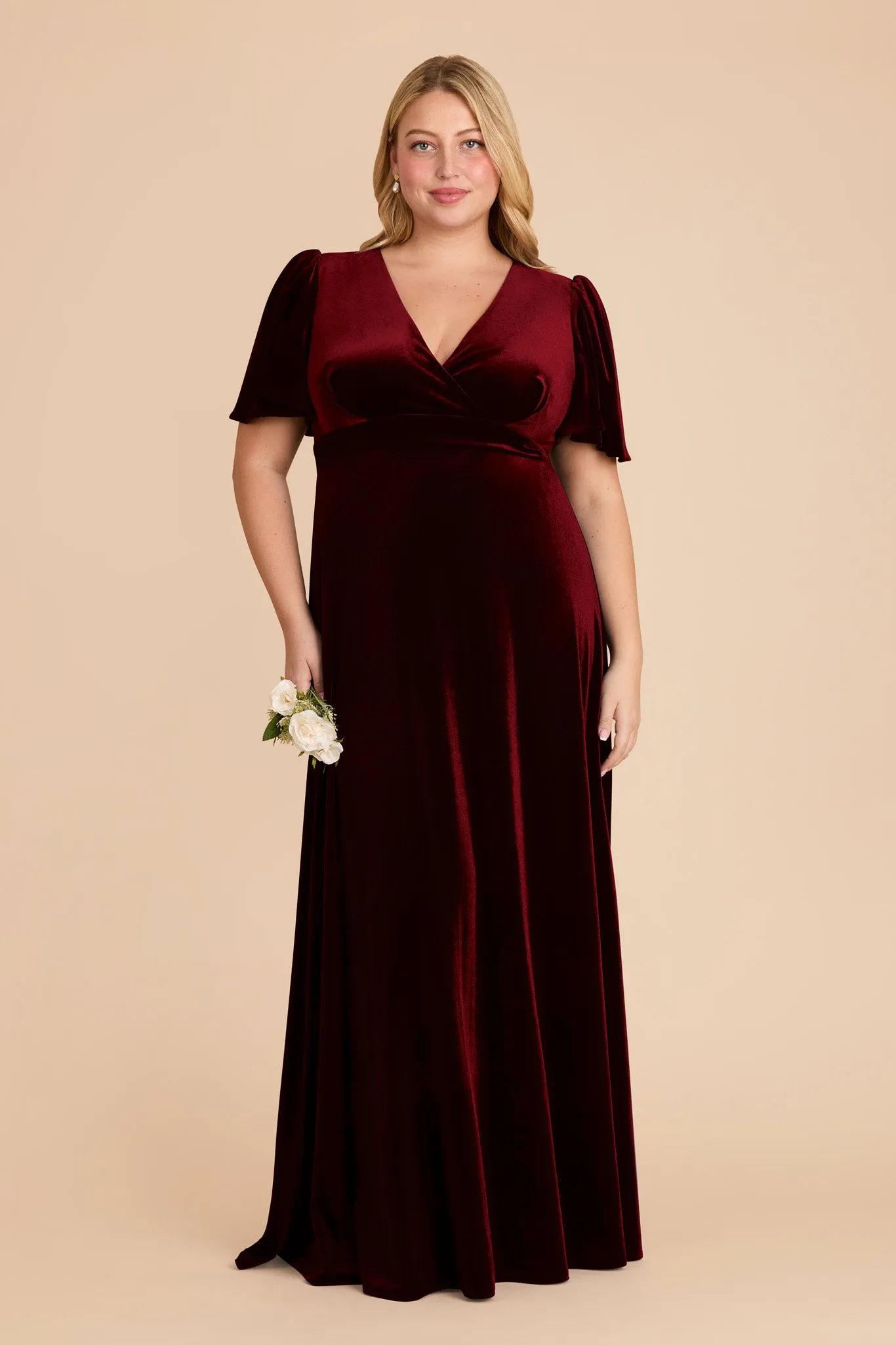 Marni Velvet Dress - Cabernet sold by Birdy Grey product image thumbnail 2