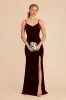 Catherine Velvet Dress - Cabernet sold by Birdy Grey