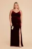 Catherine Velvet Dress - Cabernet sold by Birdy Grey