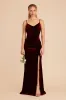 Catherine Velvet Dress - Cabernet sold by Birdy Grey