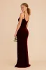Catherine Velvet Dress - Cabernet sold by Birdy Grey