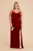 Catherine Velvet Dress - Burnt Orange sold by Birdy Grey