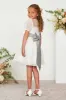 Liz Flower Girl Sash - Quartz sold by Birdy Grey