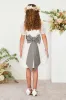Liz Flower Girl Sash - Quartz sold by Birdy Grey