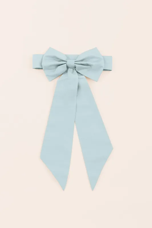 Liz Flower Girl Sash - Mist Blue sold by Birdy Grey