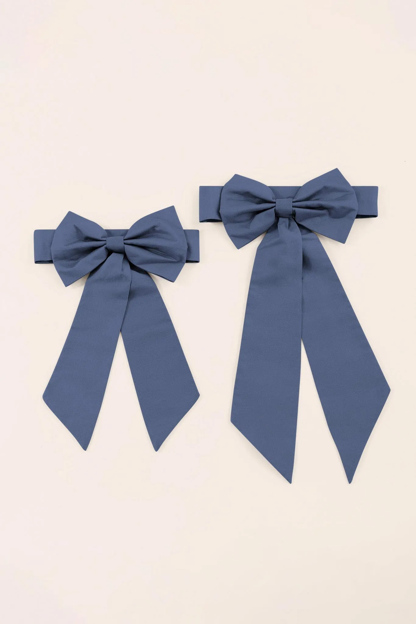 Liz Flower Girl Sash - Dusk Blue sold by Birdy Grey product image thumbnail 3