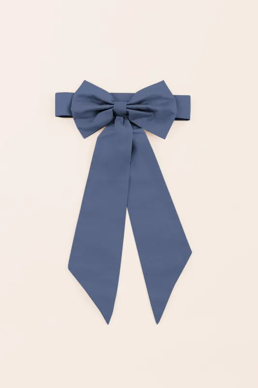 Liz Flower Girl Sash - Dusk Blue sold by Birdy Grey