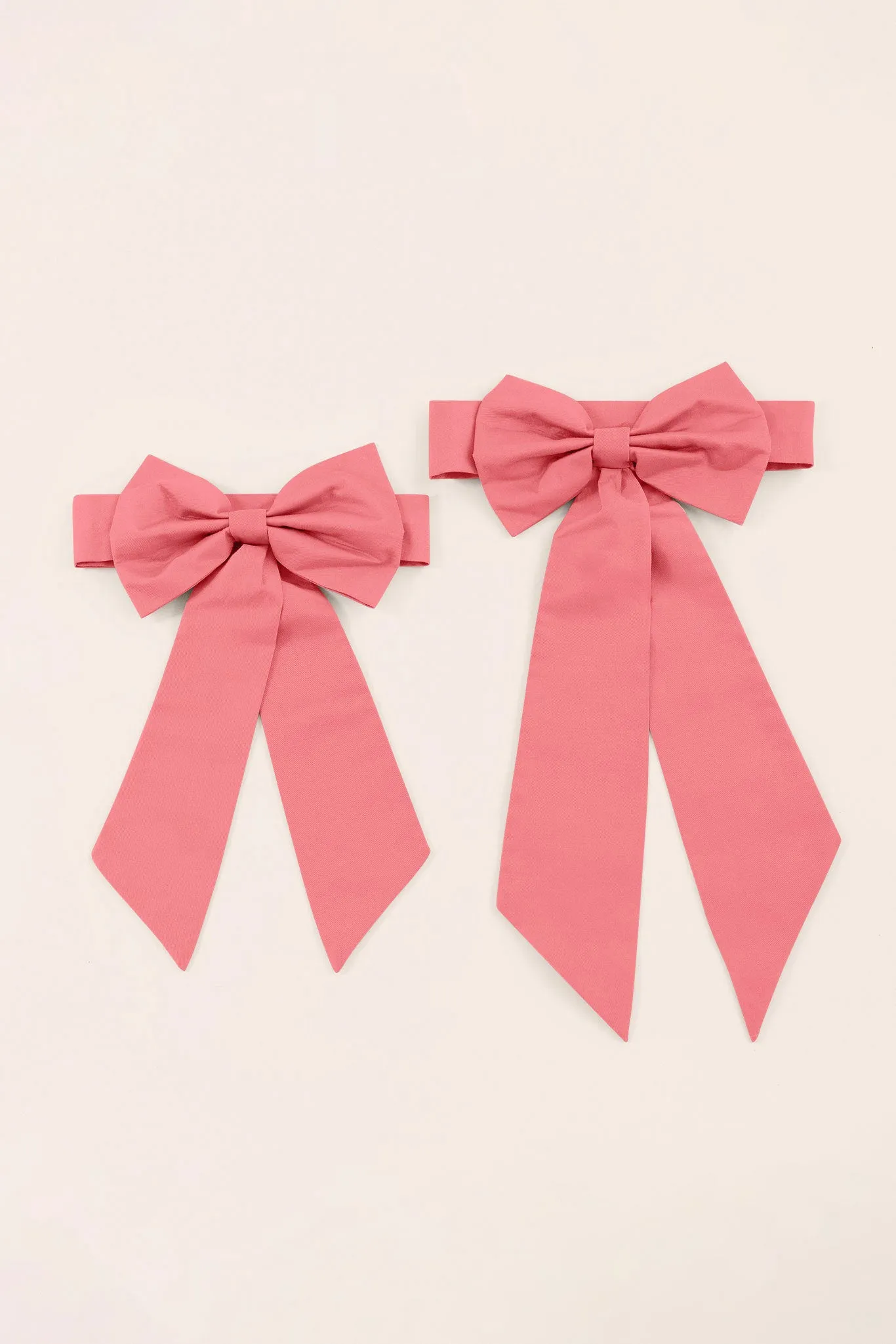 Liz Flower Girl Sash - Coral Pink sold by Birdy Grey product image thumbnail 3