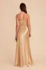 Mai Shiny Satin Dress - Gold sold by Birdy Grey