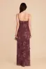 Valentina Chiffon Dress - Sangria Whimsical Blooms sold by Birdy Grey