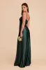 Mai Shiny Satin Dress - Emerald sold by Birdy Grey