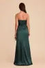 Anne Shiny Satin Dress - Emerald sold by Birdy Grey