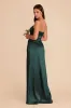 Anne Shiny Satin Dress - Emerald sold by Birdy Grey