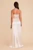 Anne Shiny Satin Dress - Champagne sold by Birdy Grey