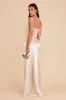 Anne Shiny Satin Dress - Champagne sold by Birdy Grey