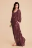 Eloise Chiffon Dress - Sangria Whimsical Blooms sold by Birdy Grey