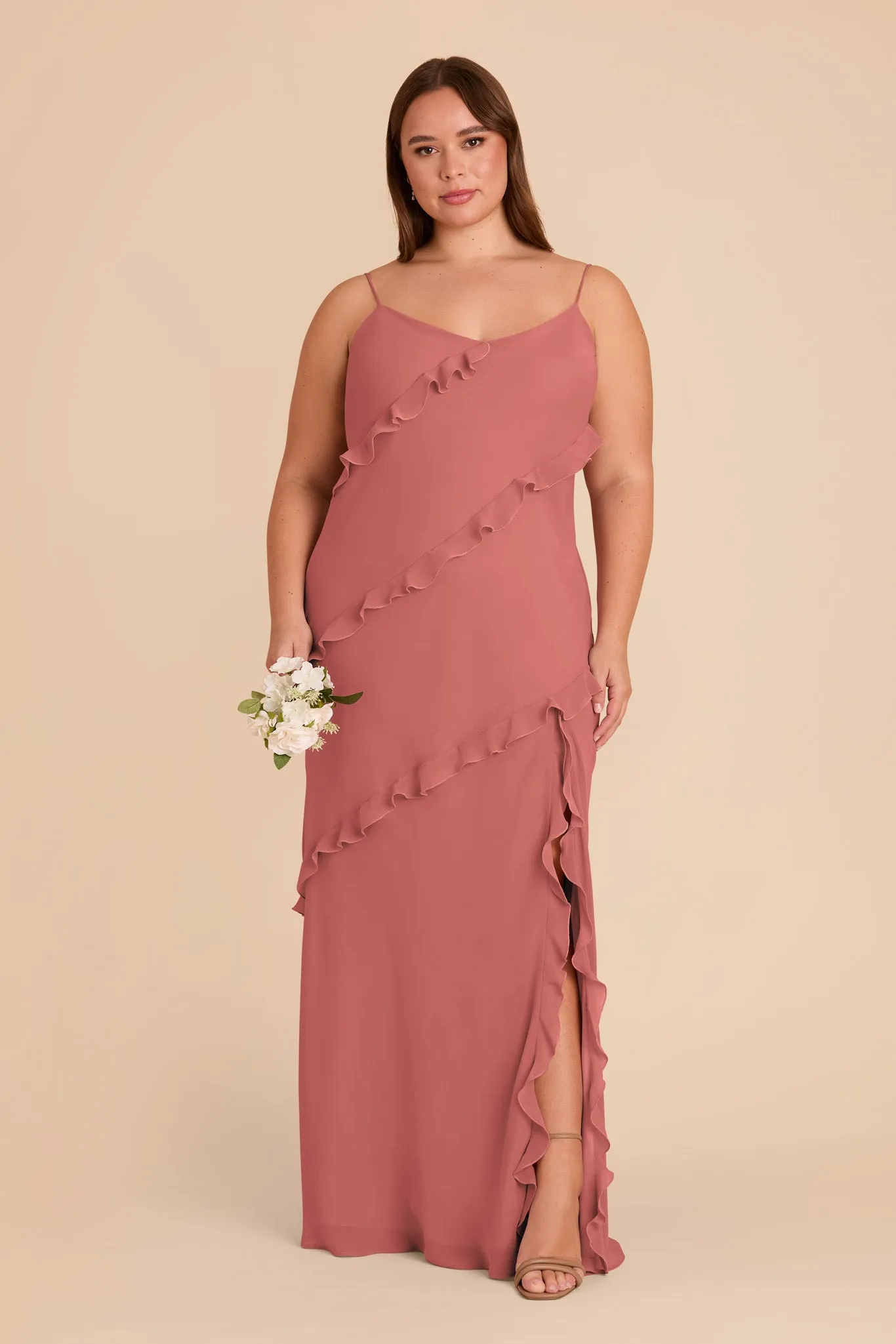 Valentina Chiffon Dress - Wild Rose sold by Birdy Grey product image thumbnail 2
