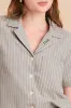 Atticus Pajama Set - Cocoa Stripe sold by Birdy Grey