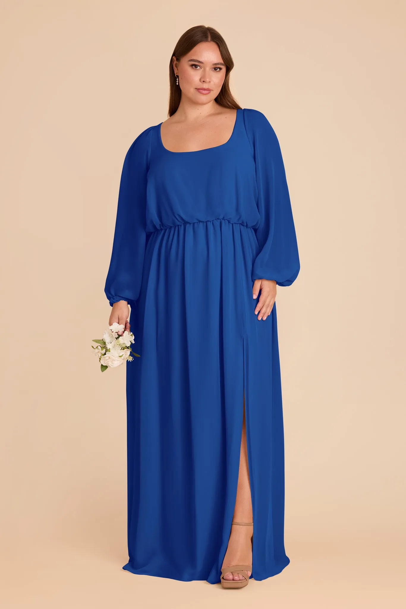 Eloise Chiffon Dress - Cobalt Blue sold by Birdy Grey product image thumbnail 2
