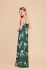 Elisa Junior Matte Satin Dress - Emerald Garden Party sold by Birdy Grey