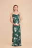 Elisa Junior Matte Satin Dress - Emerald Garden Party sold by Birdy Grey