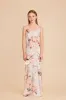 Elisa Junior Matte Satin Dress - Champagne Cascadia Bouquet sold by Birdy Grey