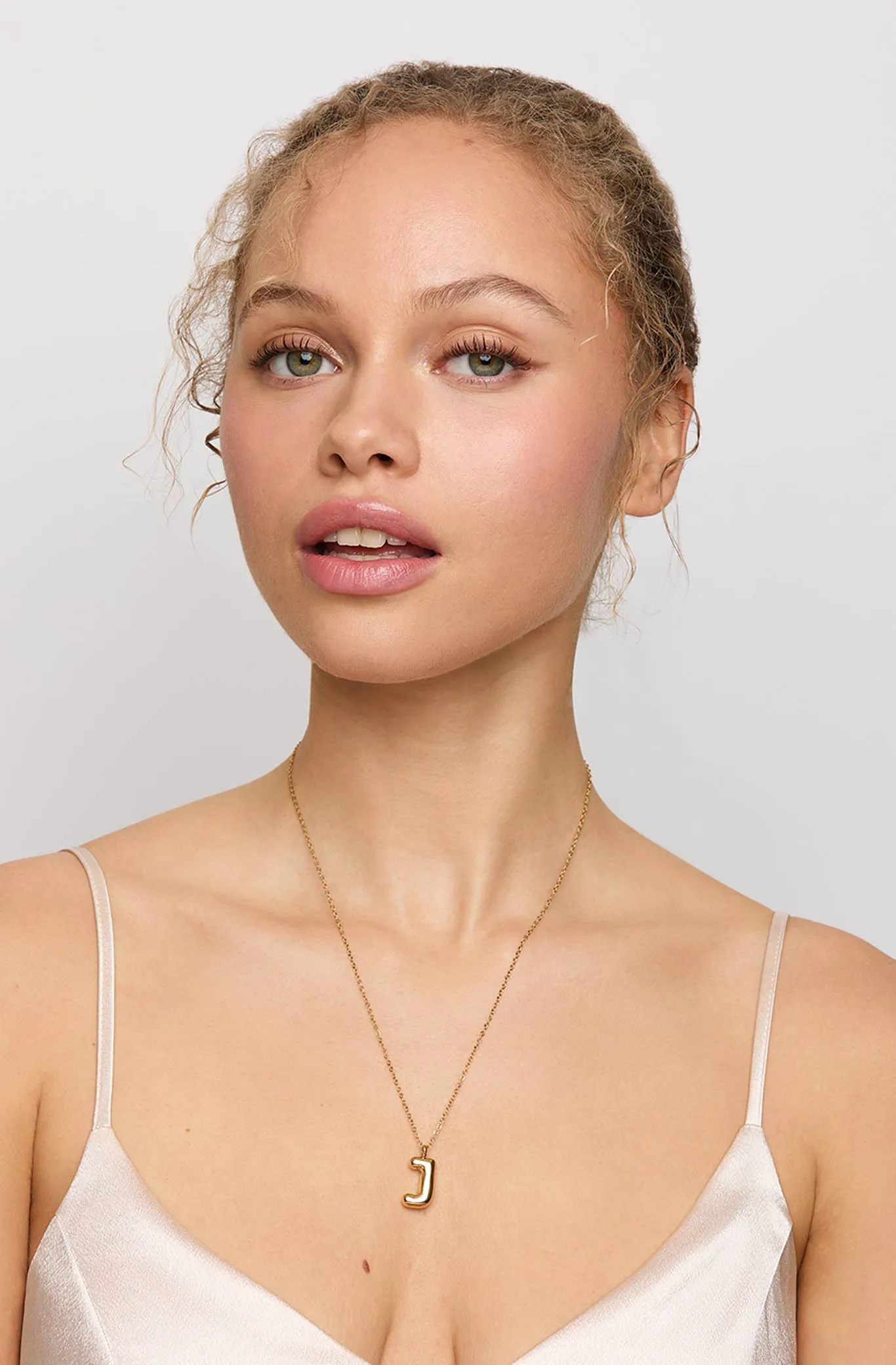 Bubble Initial Necklace by Petit Moments - Silver sold by Birdy Grey product image thumbnail 4