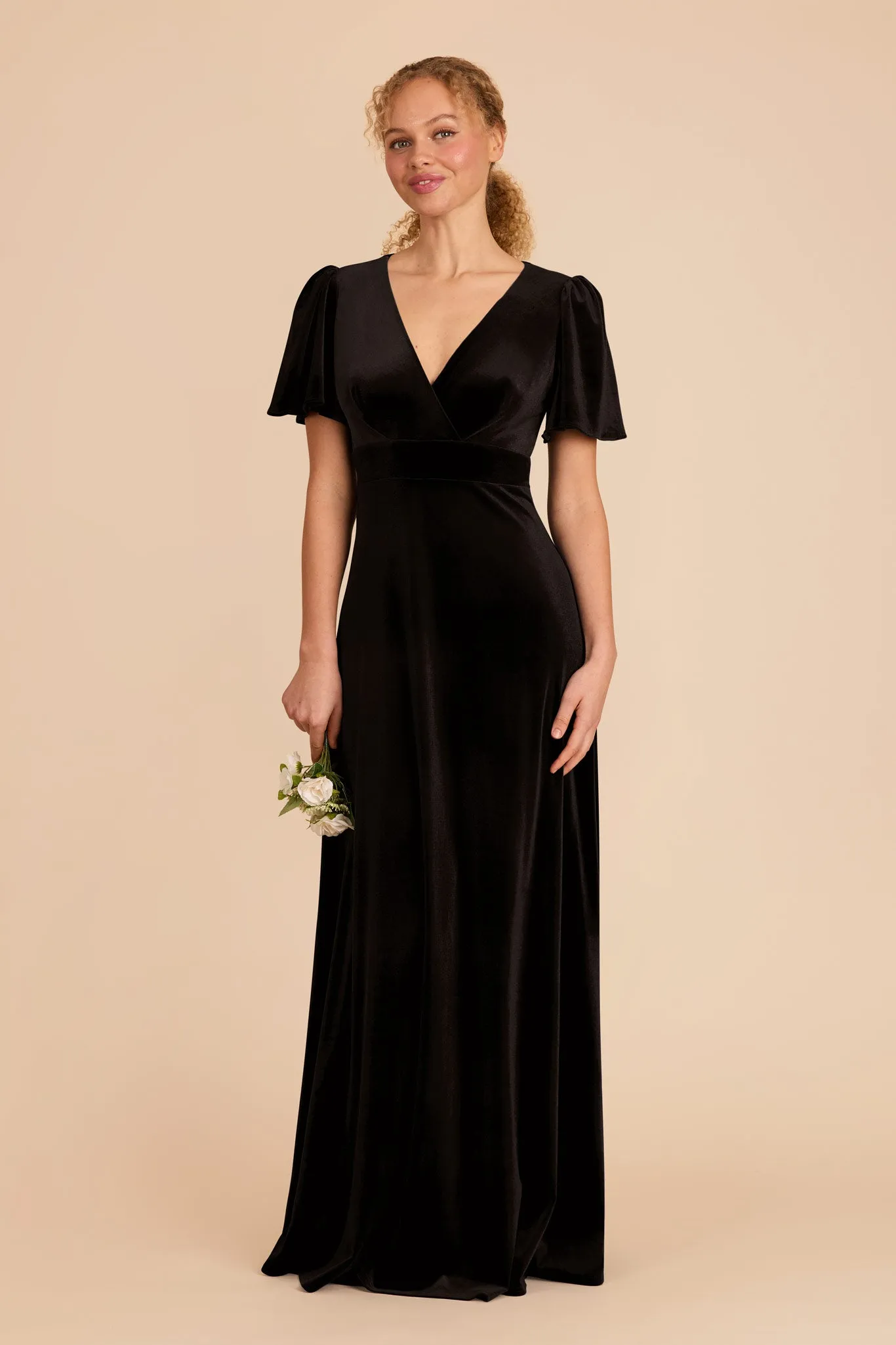 Marni Velvet Dress - Black sold by Birdy Grey product image thumbnail 3