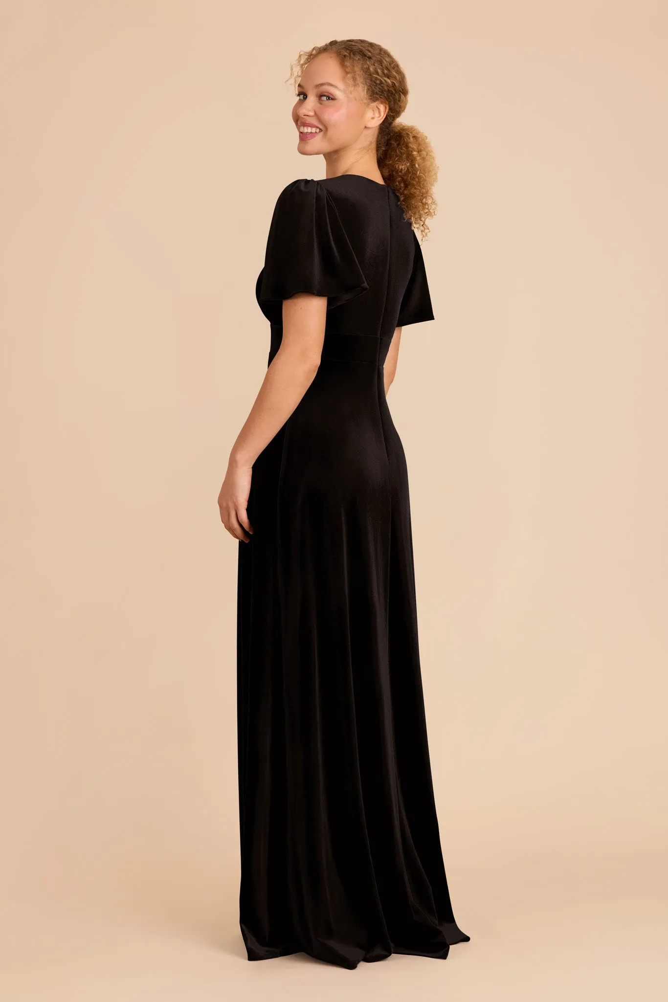 Marni Velvet Dress - Black sold by Birdy Grey product image thumbnail 4