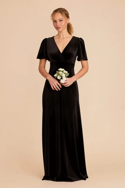Marni Velvet Dress - Black sold by Birdy Grey