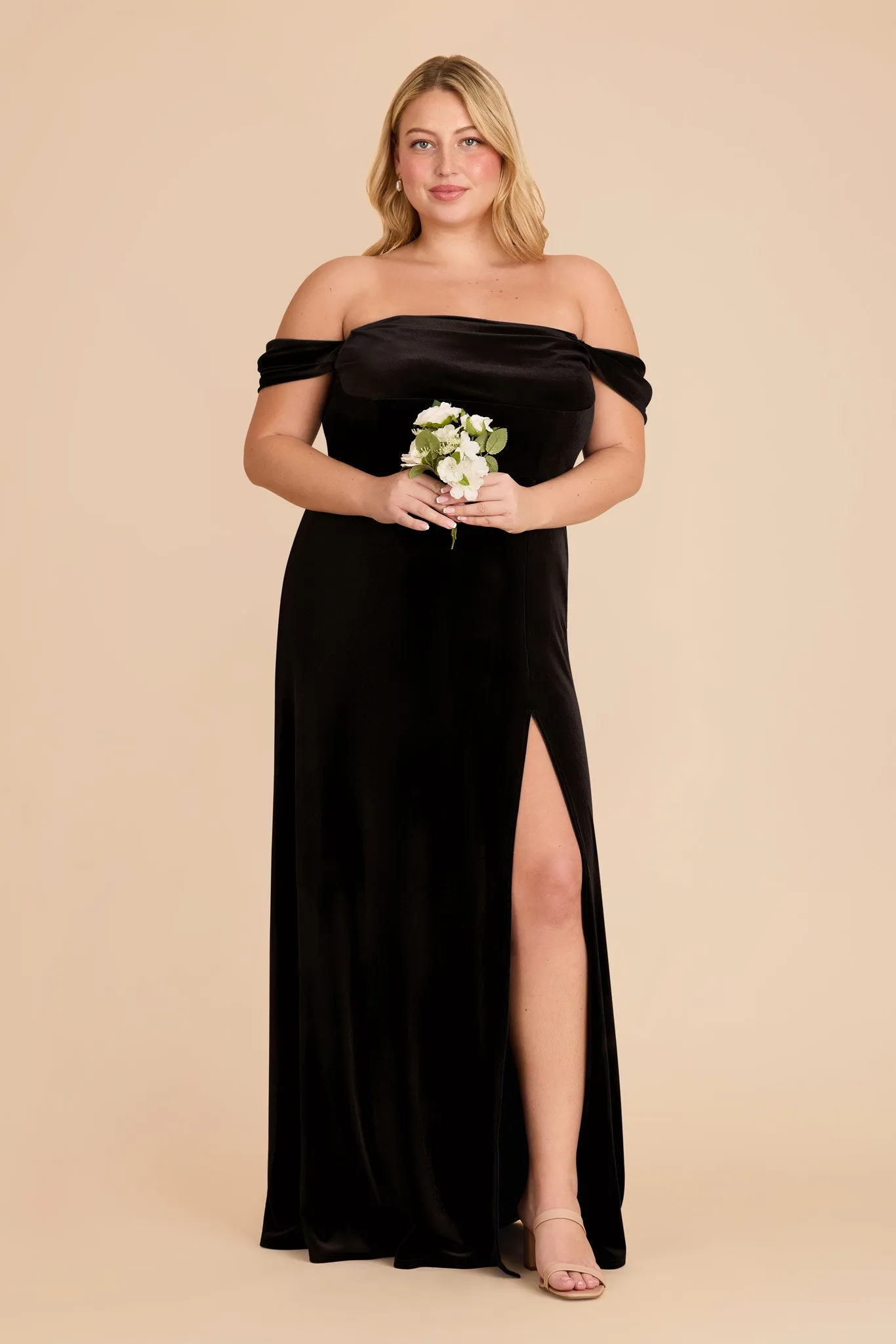 Mia Velvet Convertible Dress - Black sold by Birdy Grey product image thumbnail 2