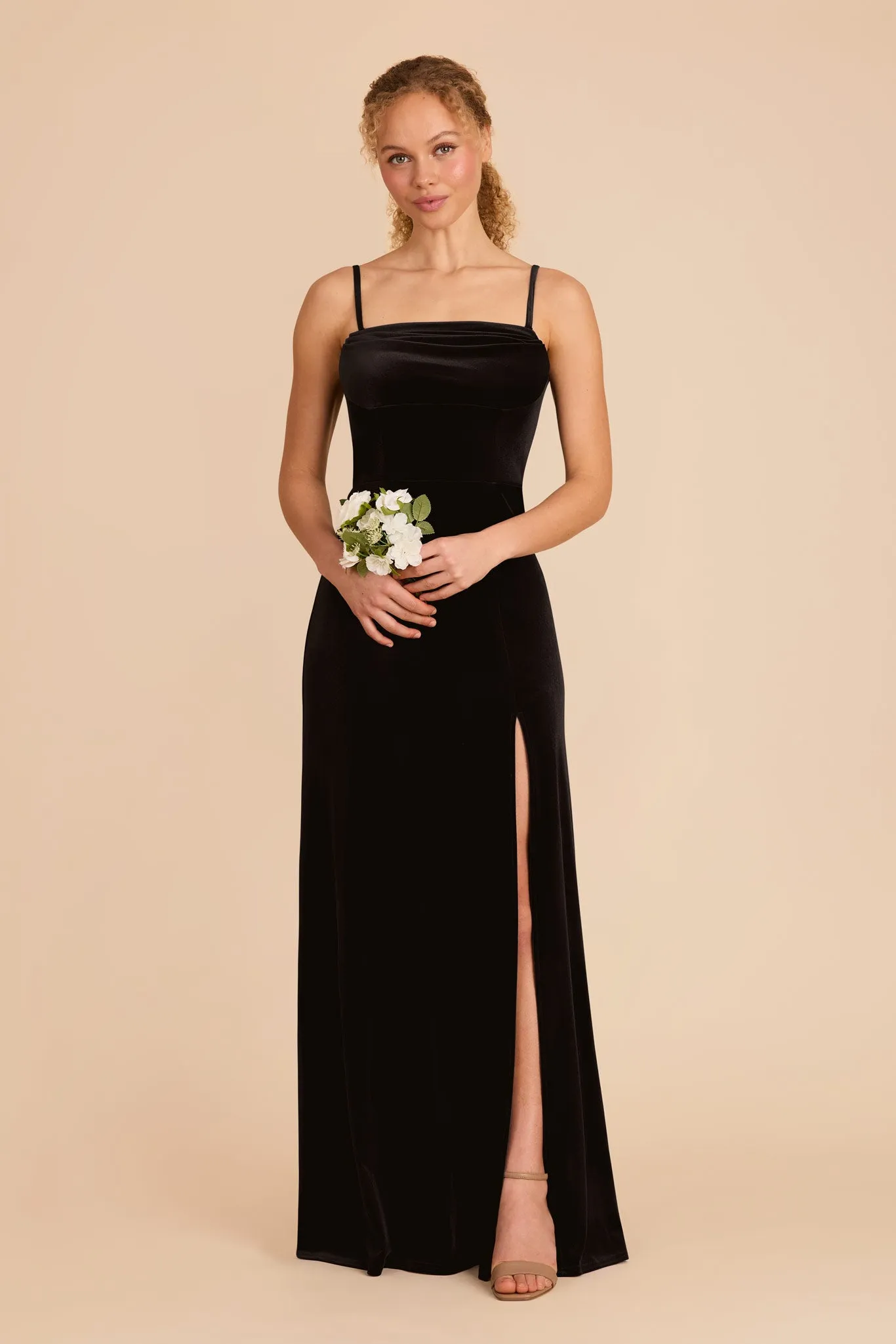 Mia Velvet Convertible Dress - Black sold by Birdy Grey product image thumbnail 3