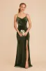 Catherine Velvet Dress - Olive sold by Birdy Grey