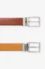 Tim Reversible Belt - Medium Brown/Tan sold by Birdy Grey