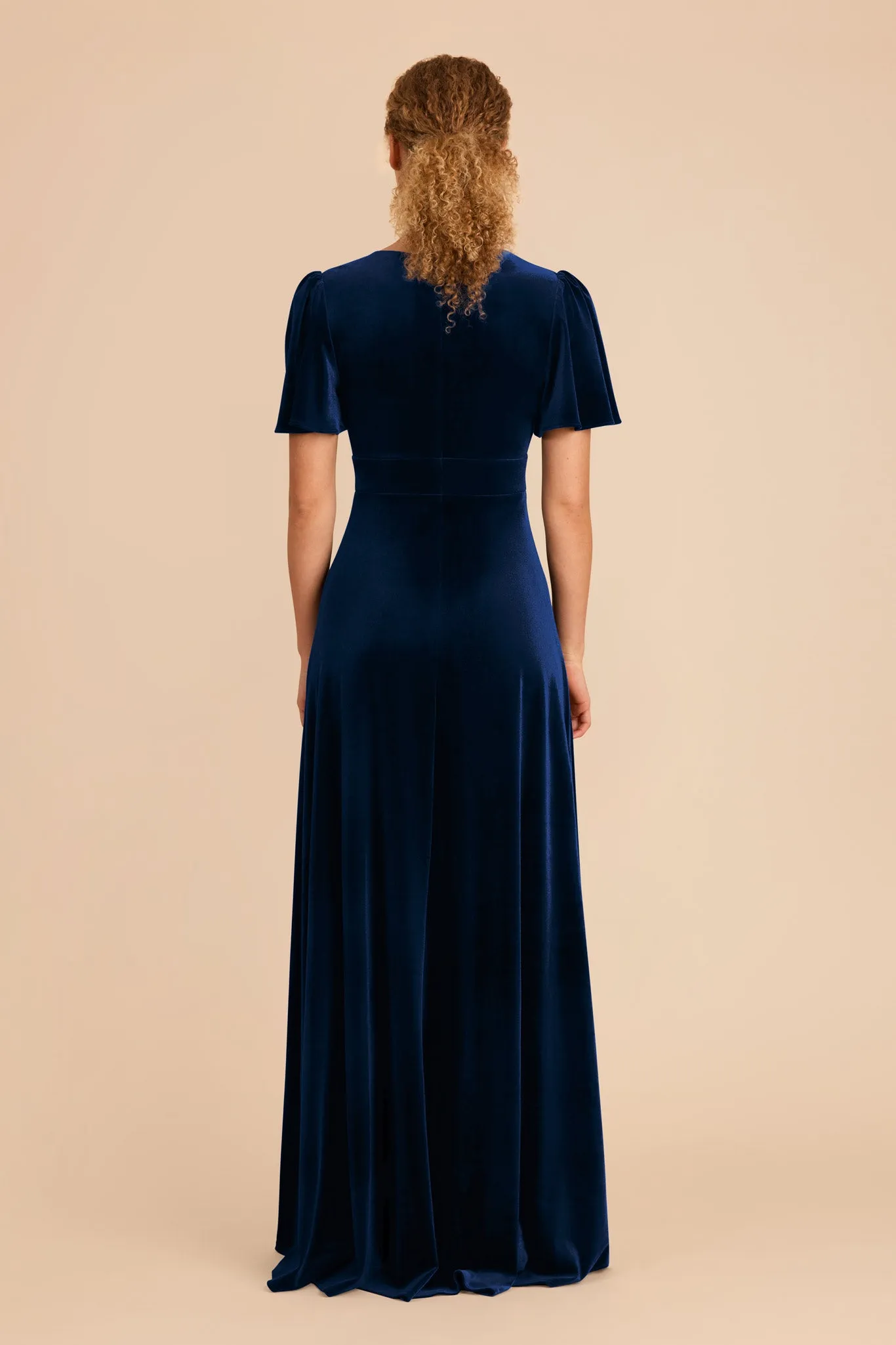 Marni Velvet Dress - Navy sold by Birdy Grey product image thumbnail 5