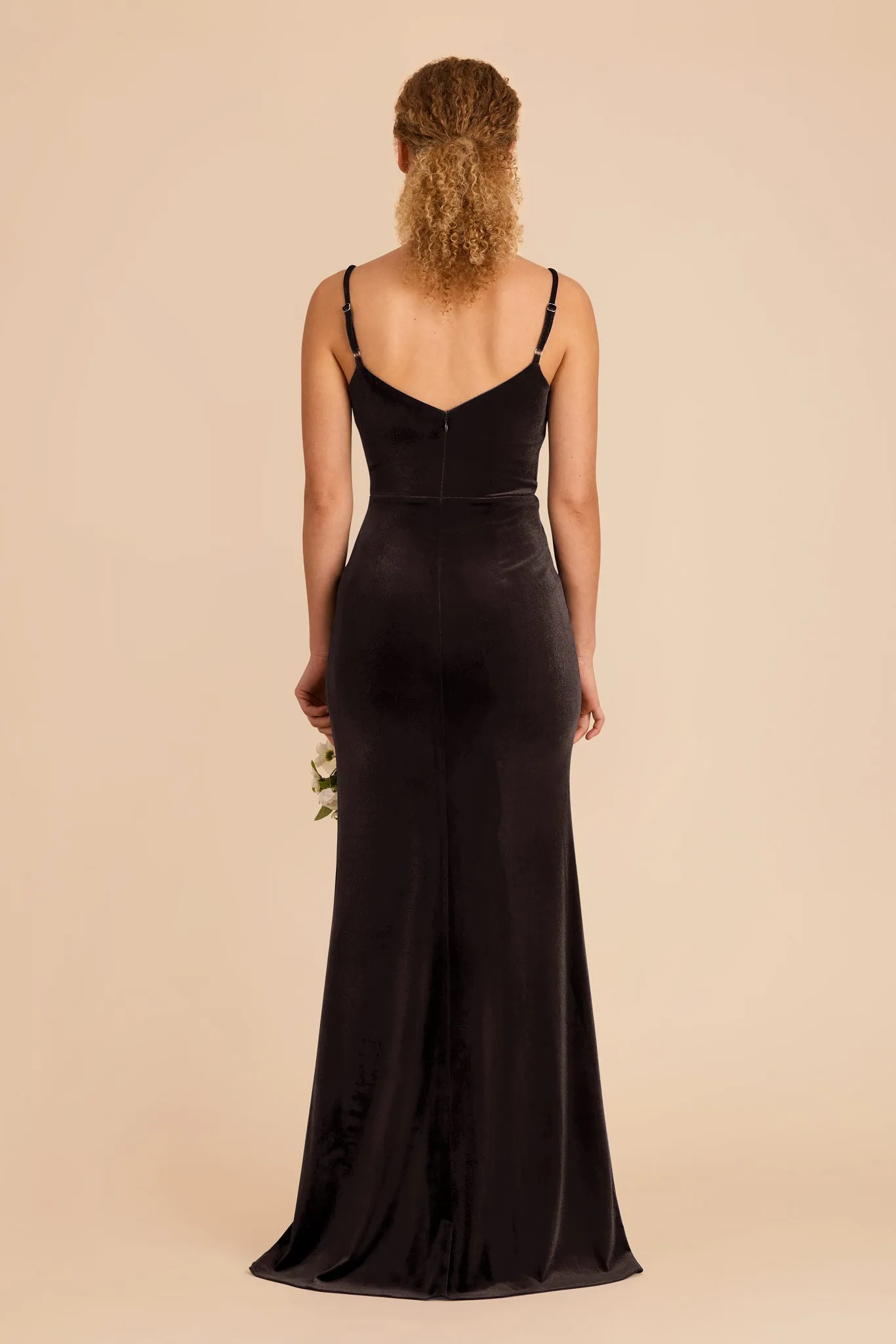 Catherine Velvet Dress - Espresso sold by Birdy Grey product image thumbnail 5