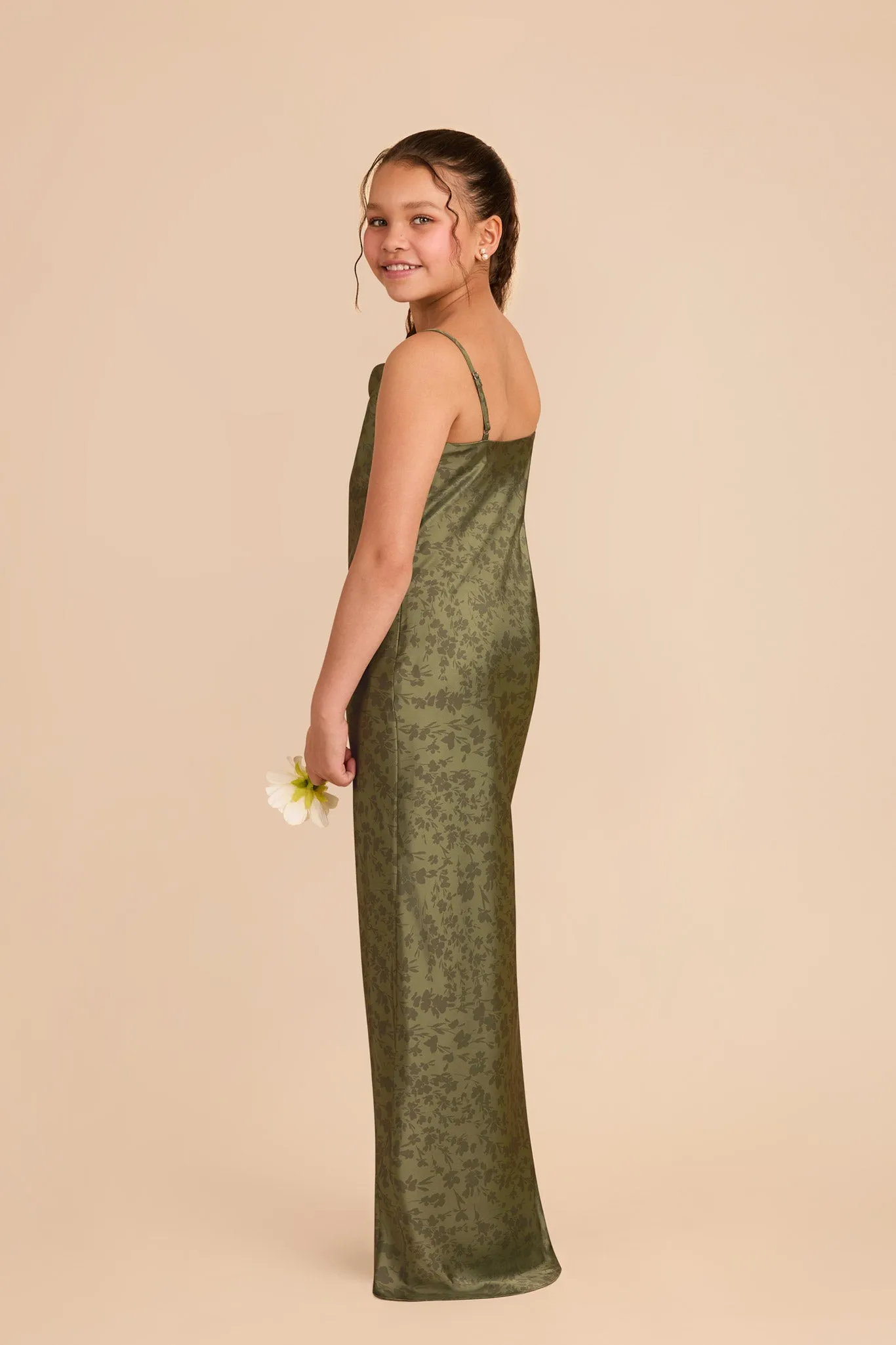 Elisa Junior Matte Satin Dress - Bright Martini Dreamy Floral sold by Birdy Grey product image thumbnail 3