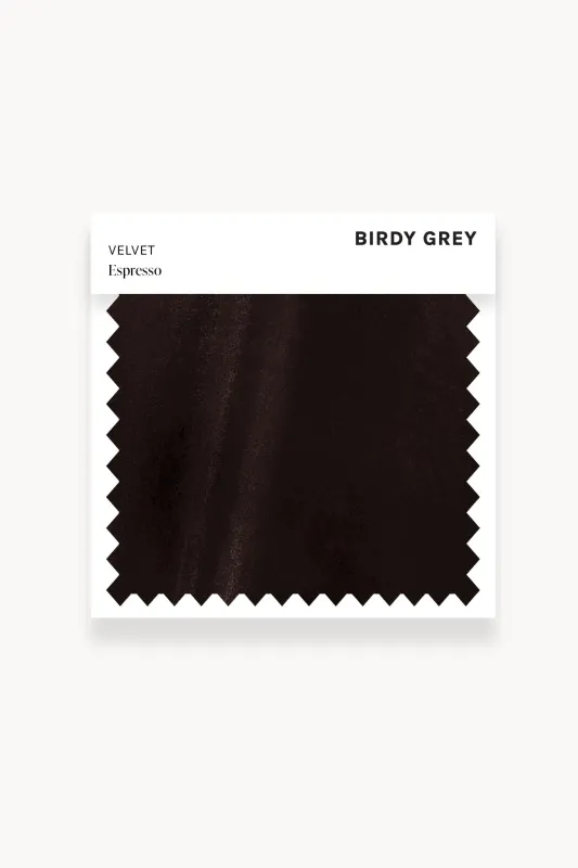 Swatch - Velvet in Espresso sold by Birdy Grey