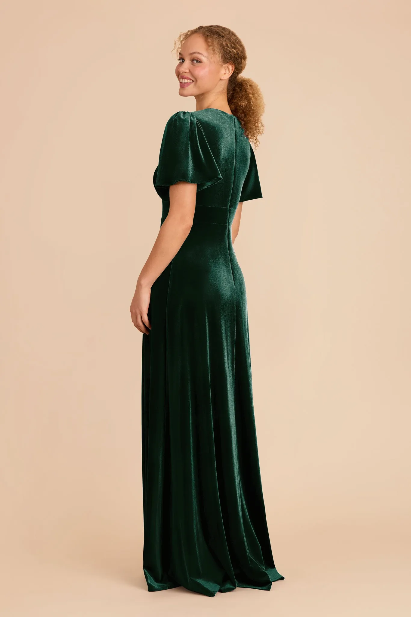 Marni Velvet Dress - Emerald sold by Birdy Grey product image thumbnail 4