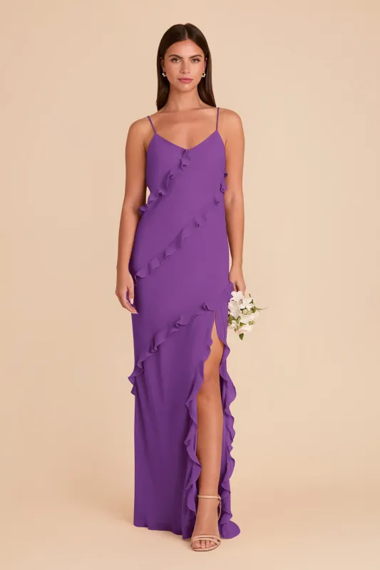 Valentina Chiffon Dress - Amethyst sold by Birdy Grey