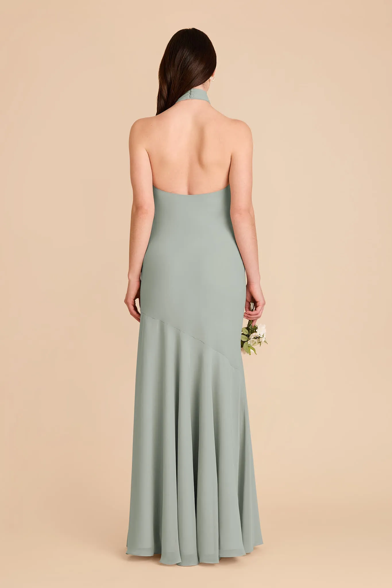 Stephanie Chiffon Dress - Sage sold by Birdy Grey product image thumbnail 5