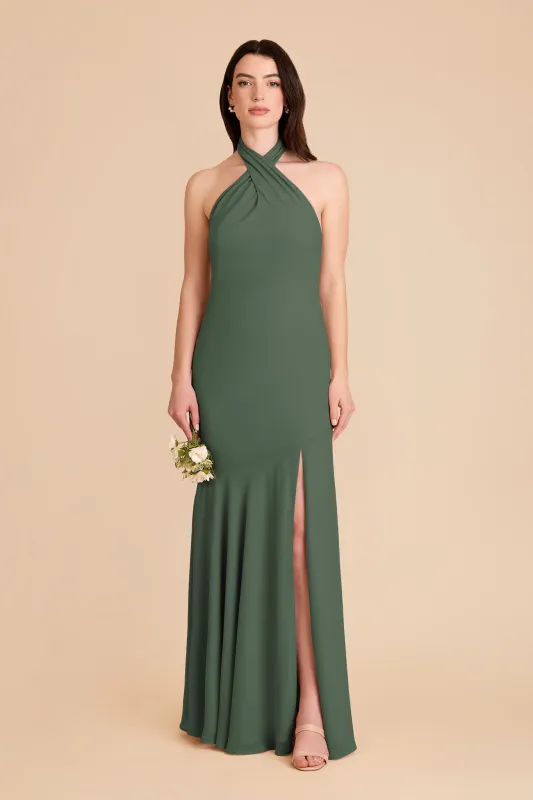 Stephanie Chiffon Dress - Eucalyptus sold by Birdy Grey