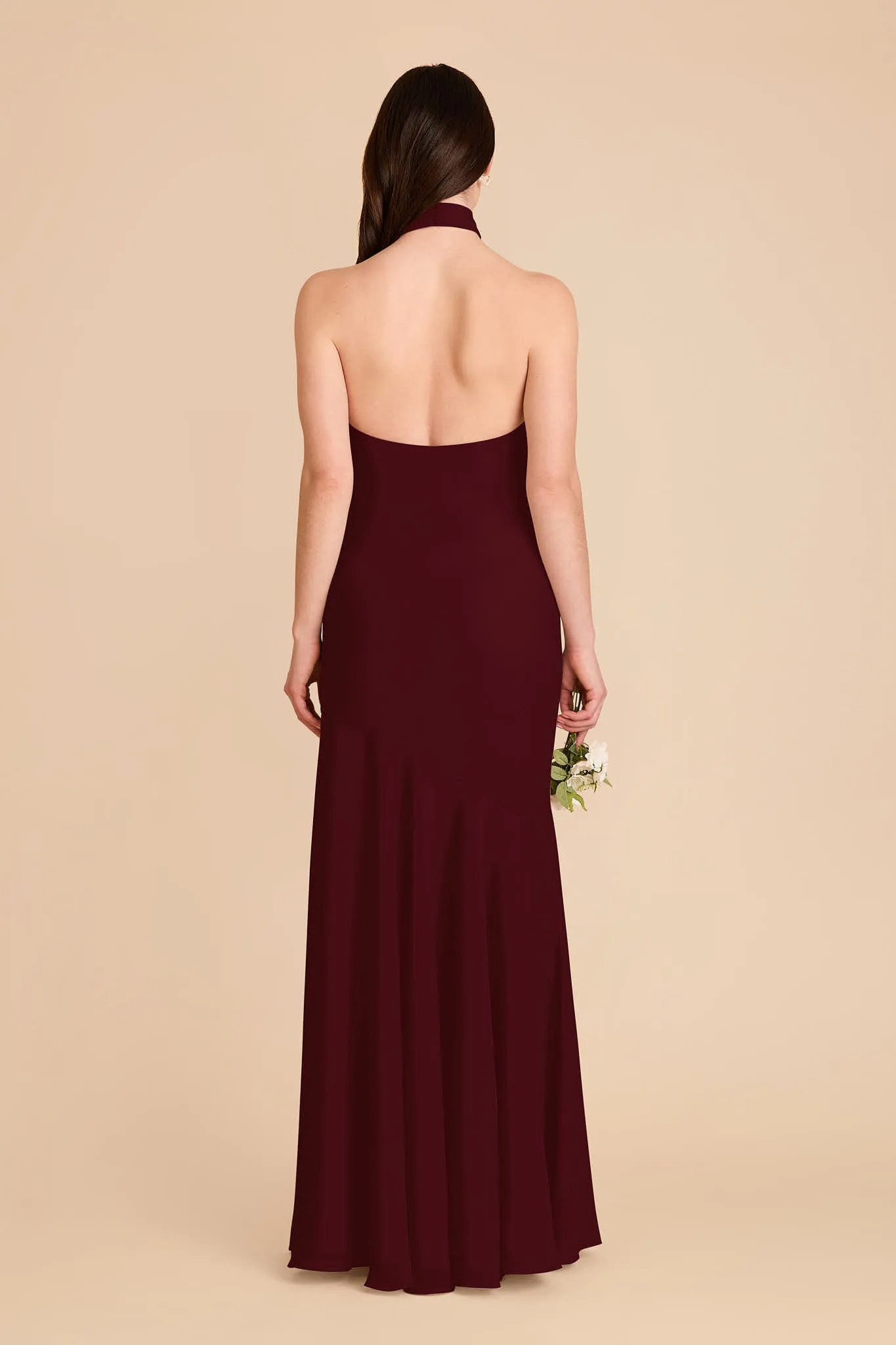 Stephanie Chiffon Dress - Cabernet sold by Birdy Grey product image thumbnail 5