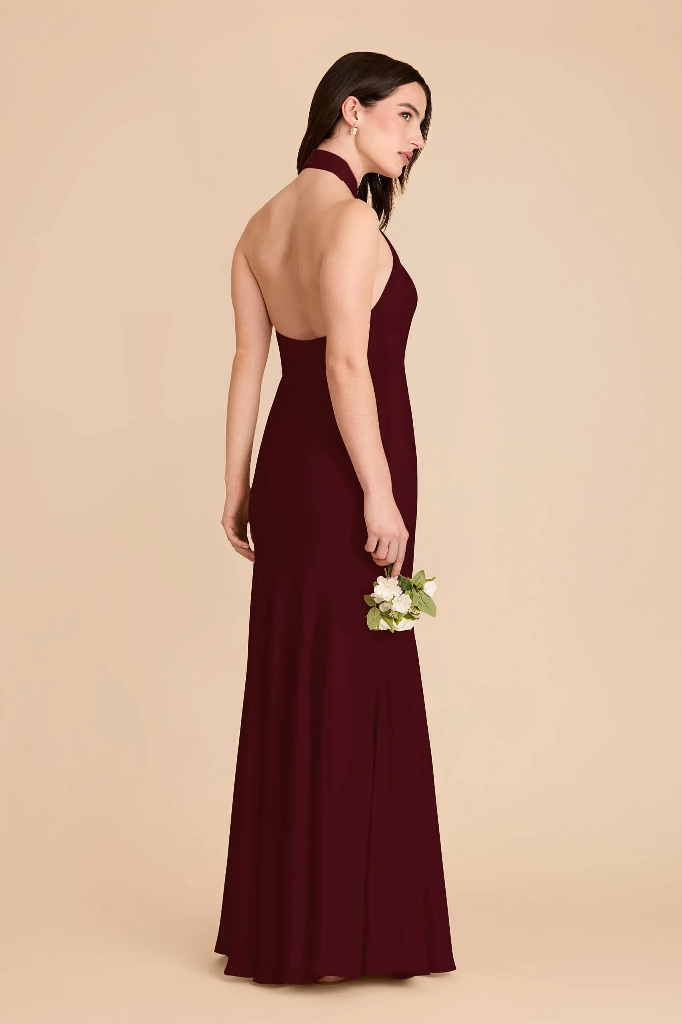 Stephanie Chiffon Dress - Cabernet sold by Birdy Grey product image thumbnail 4