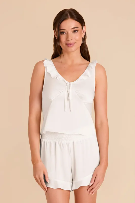 Sutton Satin Cami Set - Ivory sold by Birdy Grey