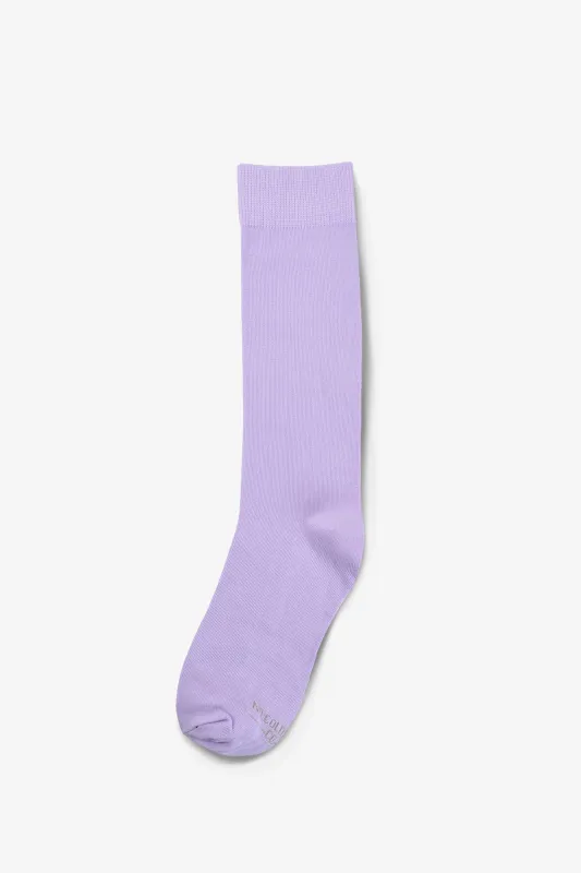 Solid Groomsmen Socks By No Cold Feet - Dusty Lilac sold by Birdy Grey