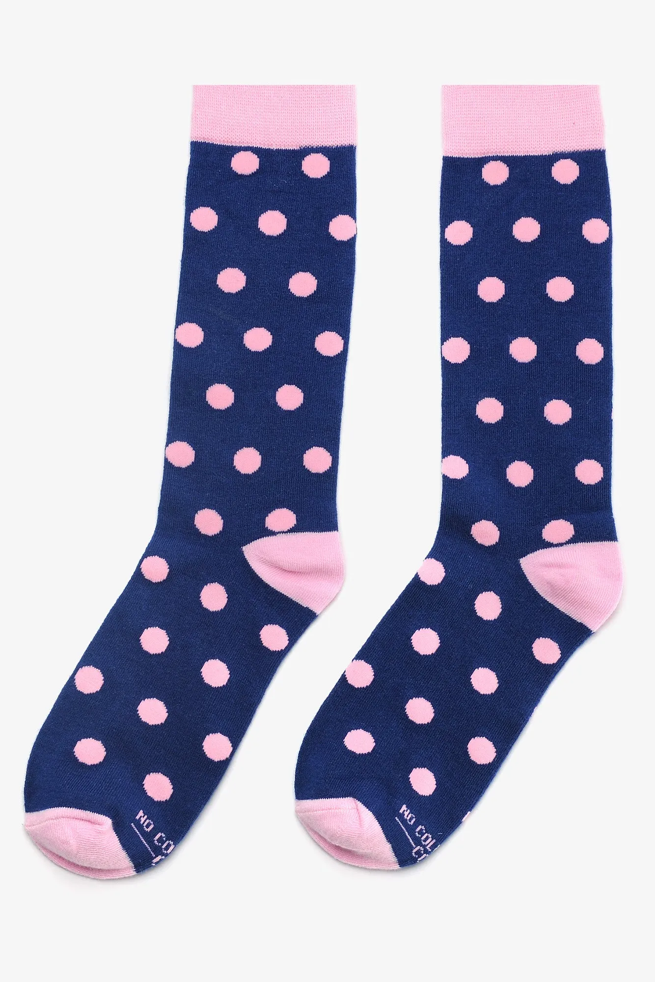 Polka Dot Groomsmen Socks By No Cold Feet - Sapphire Blue sold by Birdy Grey product image thumbnail 3
