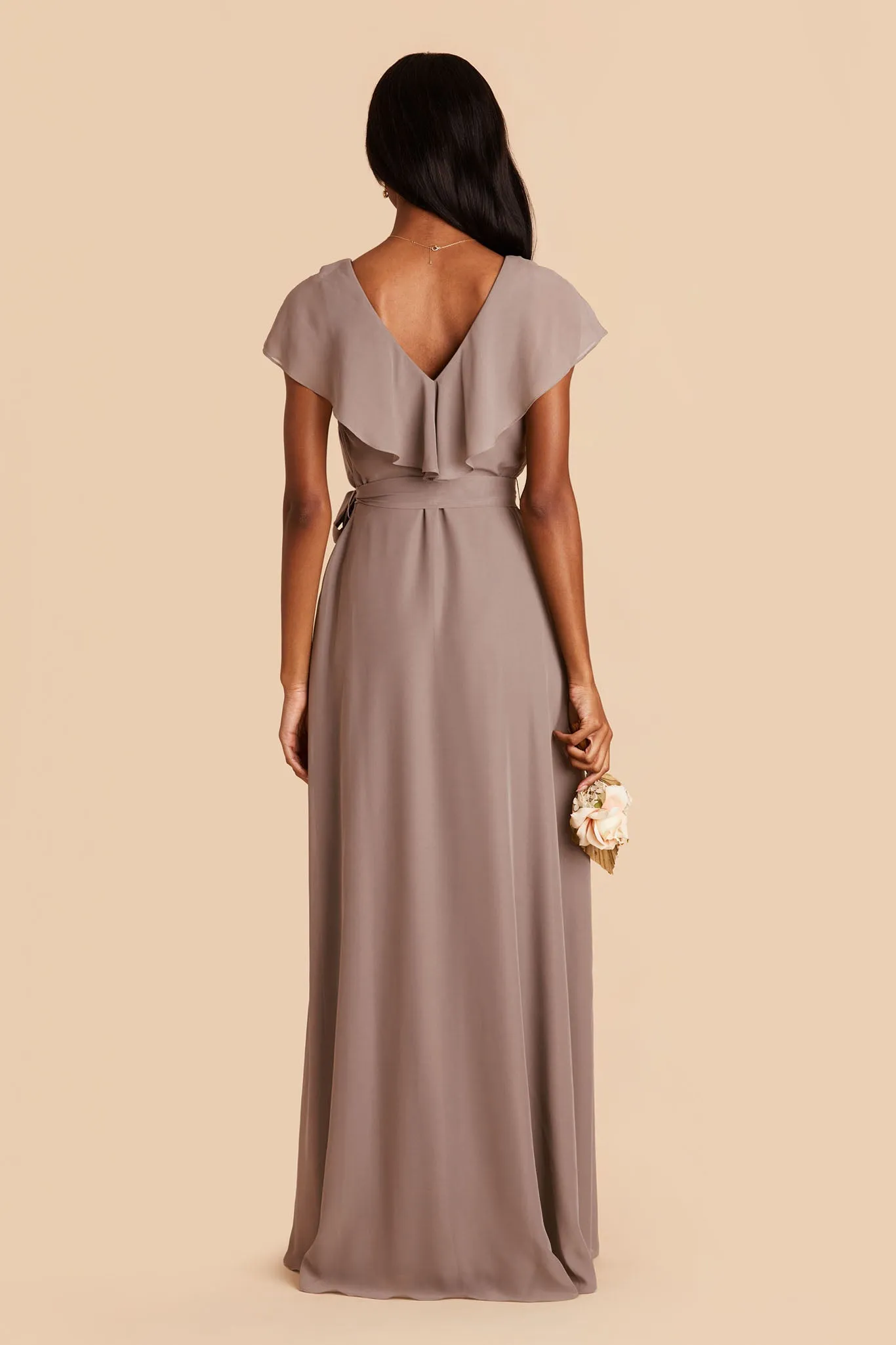 Jackson Chiffon Dress - Toffee sold by Birdy Grey product image thumbnail 5